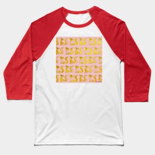 Golden fox ecopop pattern Baseball T-Shirt